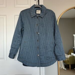 New quilted denim jacket